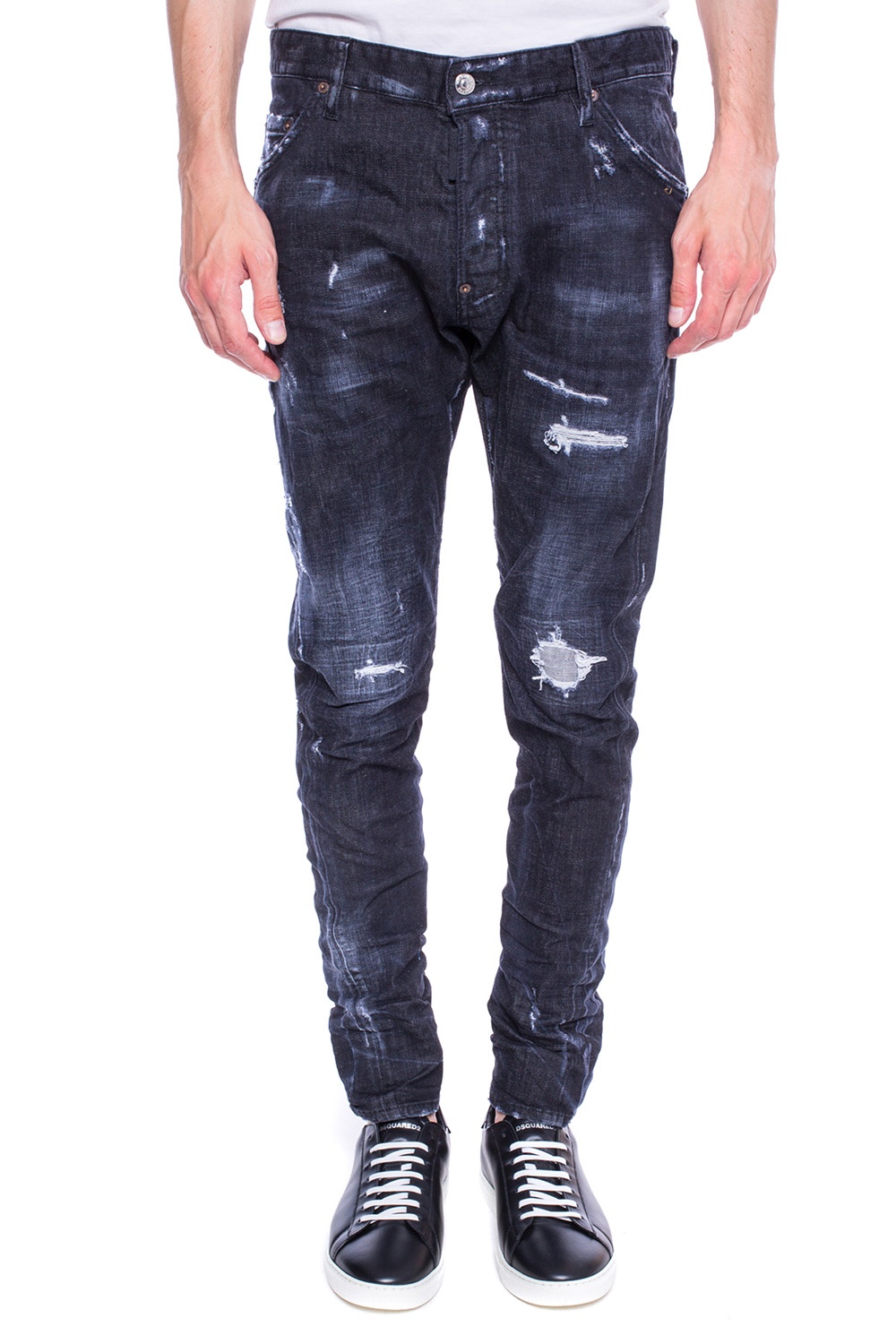 Black 'Classic Kenny Twist Jean' jeans Dsquared2 - Vitkac Canada